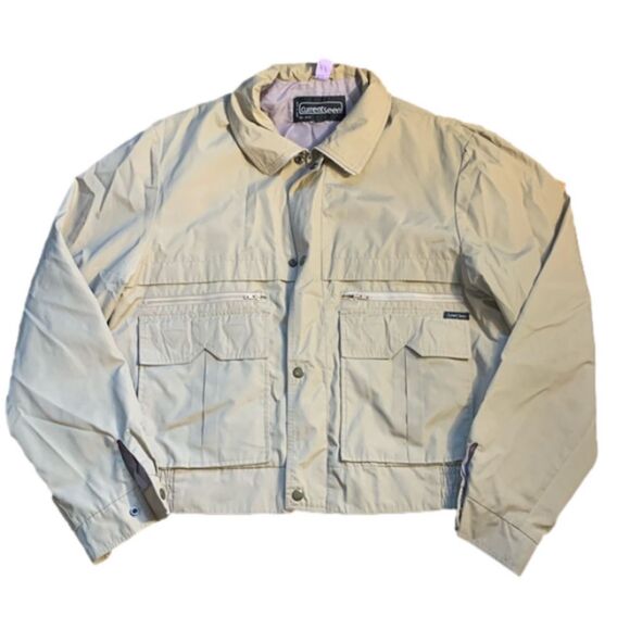 Unbranded Jackets & Blazers - Large tan zippered/button lined lightweight jacket in box 17